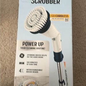 Cordless Electric Scrubber with Adjustable Handle